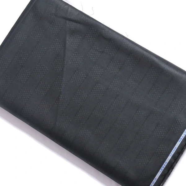Shandaar Wears  Fabric Cotton Black Self SW-110 - 0.25 Meter