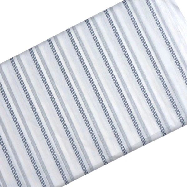 Shandaar Wears  Fabric Cotton White Self SW-123 - 0.25 Meter