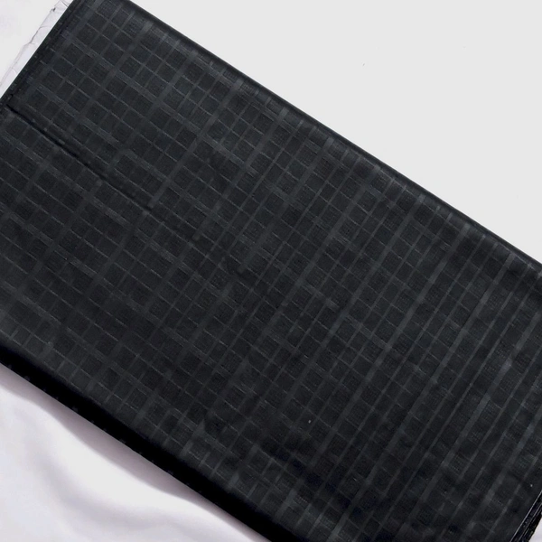 Shandaar Wears  Fabric Cotton Black Self SW-126 - 1 Meter