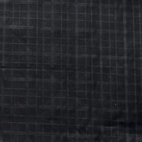 Shandaar Wears  Fabric Cotton Black Self SW-126 - 1 Meter