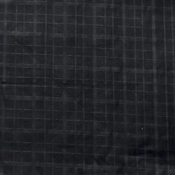 Shandaar Wears  Fabric Cotton Black Self SW-126 - 1 Meter