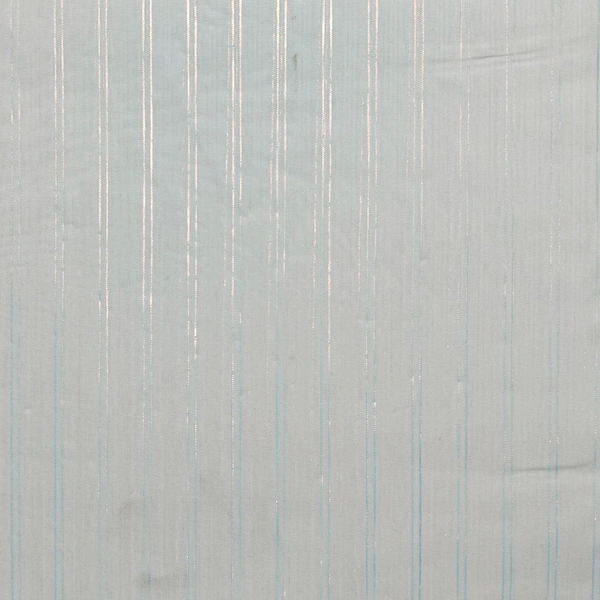 Shandaar Wears  Fabric Cotton Zari White Self SW-127 - 0.25 Meter