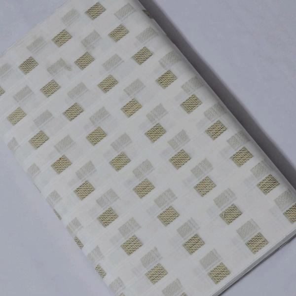 Shandaar Wears  Fabric Cotton White Self Butta SW-129 - 0.25 Meter