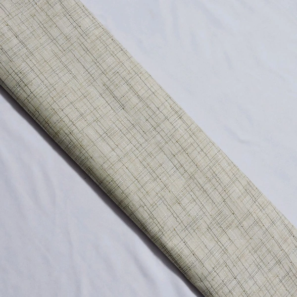 Shandaar Wears  Fabric Cotton Khadi Timeless Cream Self SW-141 - 0.25 Meter