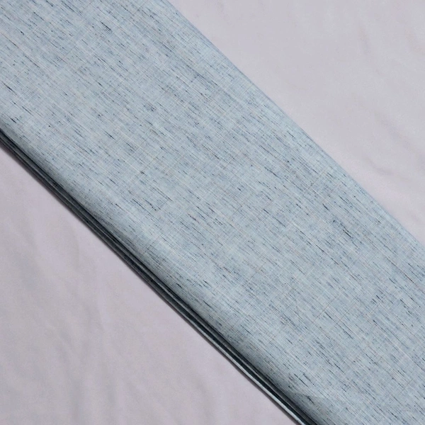 Shandaar Wears  Fabric Cotton Khadi Regent St Blue Self SW-143 - 0.25 Meter