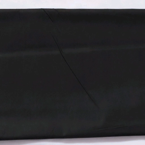 Shandaar Wears  Fabric Cotton Lawn Black Plain SW-149 - 0.25 Meter