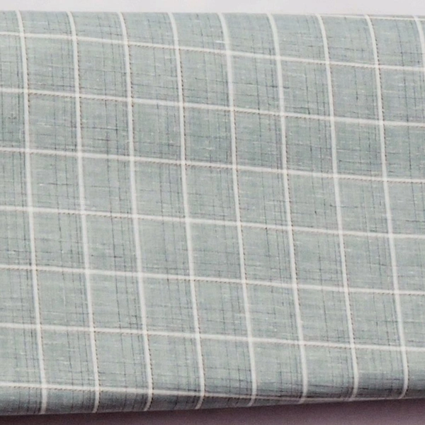 Shandaar Wears  Fabric Cotton Blend  Tiara Self Check SW-150 - 1 Meter