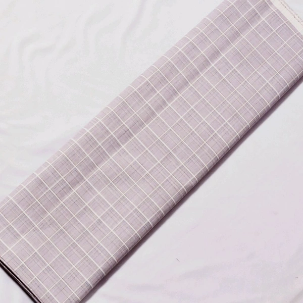 Shandaar Wears  Fabric Cotton Blend  Maverick Self Check SW-151 - 1 Meter