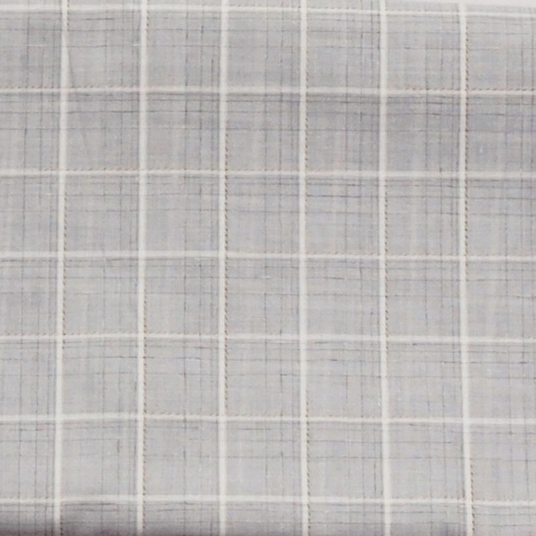 Shandaar Wears  Fabric Cotton Blend Grey Self Check SW-152 - 0.25 Meter