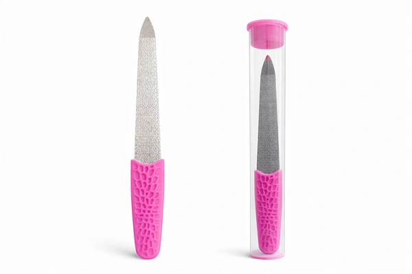 Miss Claire Nail Filer Professional Nail File | Smooth Nail Shaper for Manicure & Pedicure | Removes Rough Edges | Nail Grooming Tool for Natural & Artificial Nails
