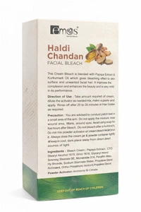 Emos Haldi Chandan Bleach Salon Pack1000g with Extract Haldi & Chandan | Face & Body Bleach for Men & Women | Brightening, Glow & Even Skin Tone