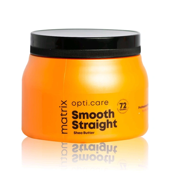 Matrix Opti Care Smooth Straight Masque 490g | Ultra-Smooth Hair with Shea Butter | Deep Nourishment, Frizz Control & Shine | Ideal for Chemically Treated & Straightened Hair | (Note:By Including Additional Weight charge of Product is 49/-)