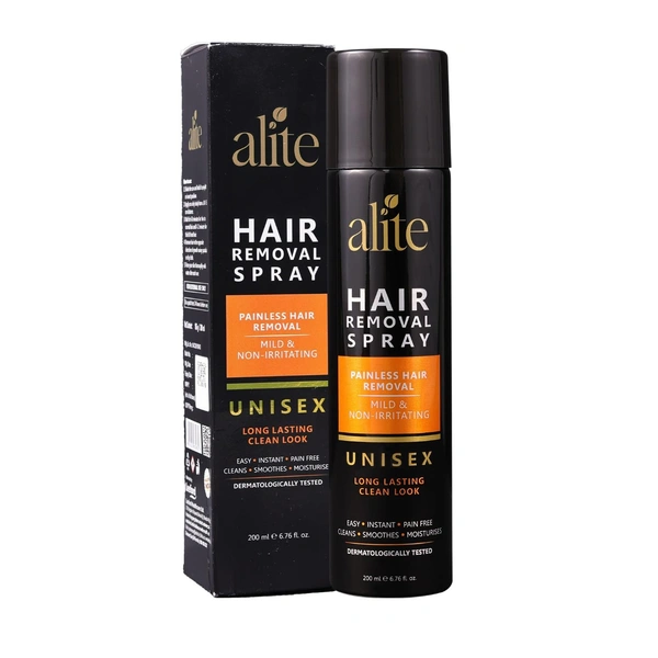 Alite Hair Removal Spray 200ml for Men & Women | Painless & Irritation-Free Body Hair Removal | For Chest, Arms, Underarms, Bikini Line & Legs