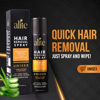Alite Hair Removal Spray 200ml for Men & Women | Painless & Irritation-Free Body Hair Removal | For Chest, Arms, Underarms, Bikini Line & Legs