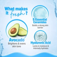 Aqualogica 5 Barrier+ Repair Moisturizer 100g | With Avocado & 5 Essential Ceramides | Repairs, Strengthens & Hydrates Skin Barrier | Non-Sticky | For All Skin Types
