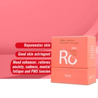 Aroma Magic Rose Essential Oil 10ml | Pure Rosa Damascena | Skin Astringent, Hormonal Balance, PMS Relief & Uplifting Mood | Natural & Aromatherapy Oil