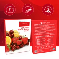 Aroma Magic Vitamin C Skin Brightening Facial Kit 650g | Reduces Dark Spots & Promotes Radiant Skin | Exfoliates, Hydrates & Evens Skin Tone | Brightens & Nourishes Skin for a Natural Glow | Suitable for All Skin Types