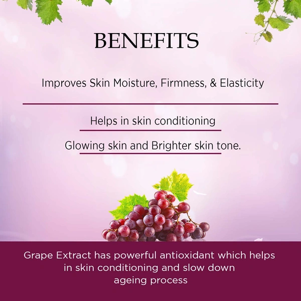Asta Berry Wine Facial Kit 270ml | Antioxidant-Rich Formula with Grape Extract | Almond Oil & Shea Butter to Reduce Signs of Aging | Nourish & Brighten Skin