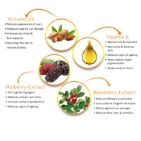 Asta Berry Astaberry Skin Whitening Facial Kit 36g | 6-Step Pack of 12 Facial, Even-Toned & Radiant Skin | Enriched with Skin-Lightening Actives | Perfect for Dull & Pigmented Skin Types