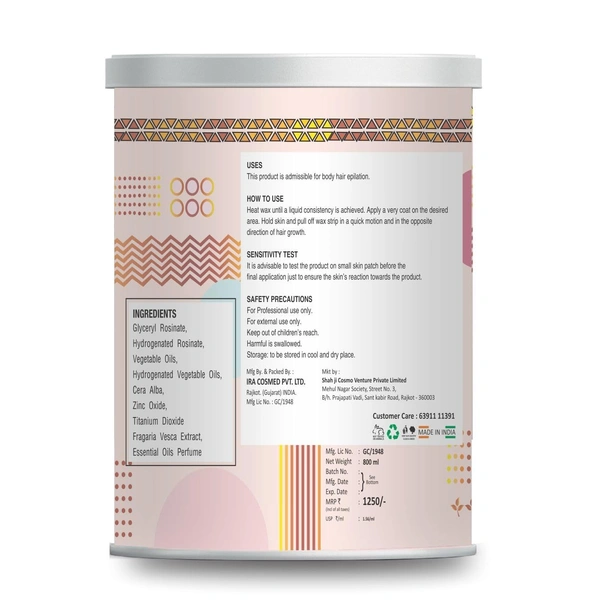 Swiss Beauty Ayres Liposoluble Classic Gel Wax Crystal Clear 800ml | Non-Sticky & Smooth Hair Removal | Easy to Use, Gentle on Skin | Long-Lasting Silky Finish