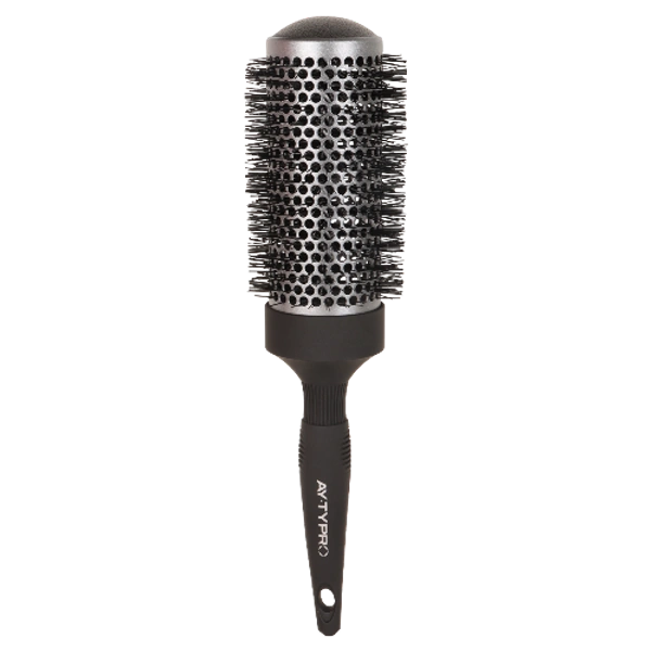 AYTY Pro AYTY PRO Ceramic Thermal Brush 25mm with Nylon Bristle | Professional Round Brush for Smooth Blowouts |Volume & Curls | Anti-Slip Grip for All Hair Types