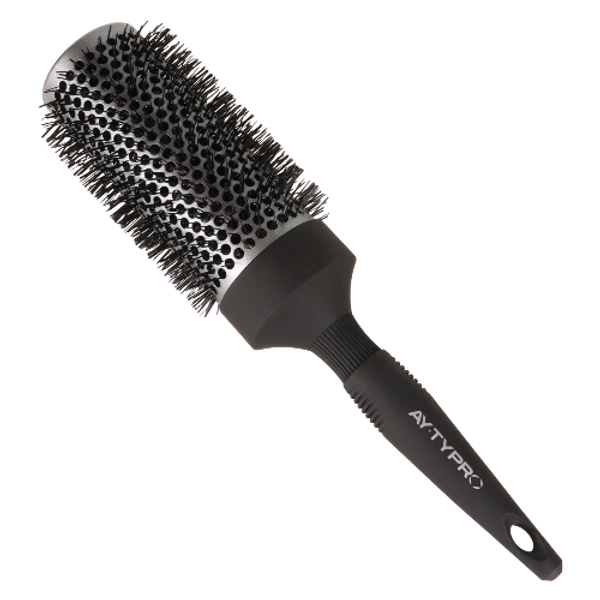 AYTY Pro AYTY PRO Ceramic Thermal Brush 25mm with Nylon Bristle | Professional Round Brush for Smooth Blowouts |Volume & Curls | Anti-Slip Grip for All Hair Types