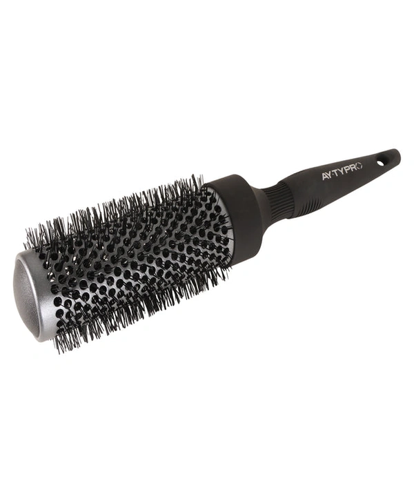 AYTY Pro AYTY PRO Ceramic Thermal Brush 33mm with Nylon Bristle | Professional Round Brush for Smooth Blowouts | Volume & Curls | Anti-Slip Grip |For All Hair Types