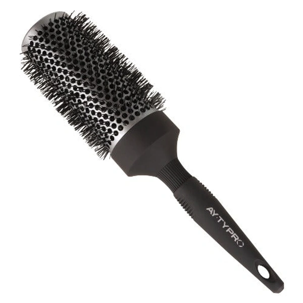 AYTY Pro AYTY PRO Ceramic Thermal Brush 43mm with Nylon Bristle | Professional Round Brush for Smooth Blowouts | Volume & Curls | Anti-Slip Grip for All Hair Types