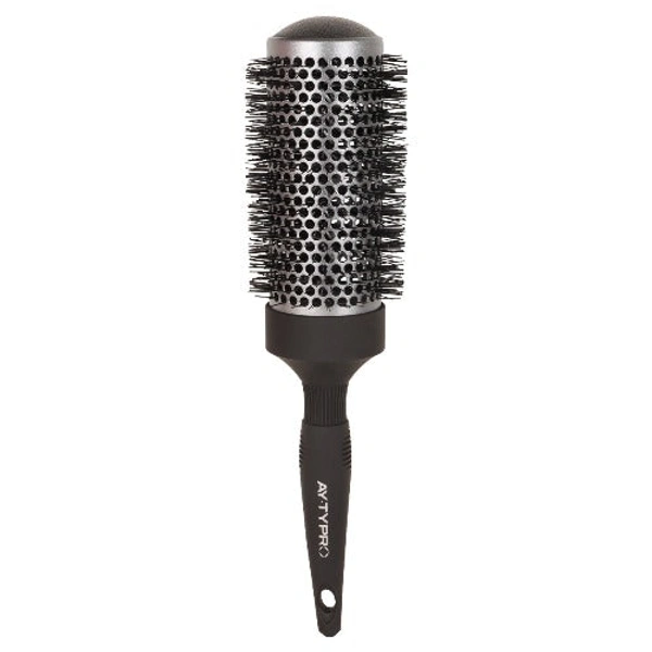 AYTY Pro AYTY PRO Ceramic Thermal Brush 43mm with Nylon Bristle | Professional Round Brush for Smooth Blowouts | Volume & Curls | Anti-Slip Grip for All Hair Types