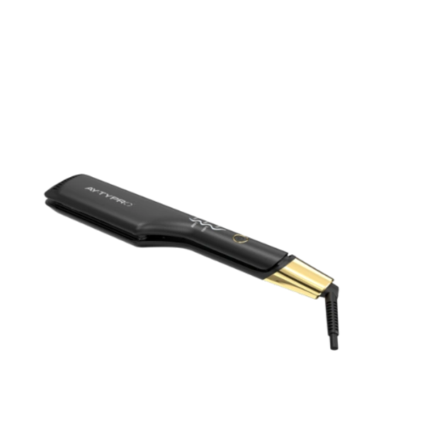 AYTY Pro Deep Hair Waver Black | Wide Ceramic Coated Wave Plates | 100-240W Power | Instant Heat | 5 Heat Settings | LED Display | Tight Crimp Style | Dual Voltage