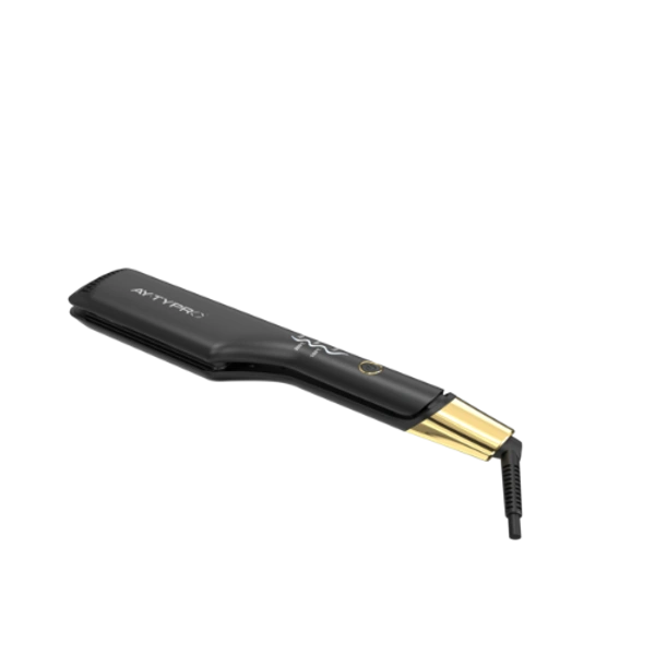 AYTY Pro Deep Hair Waver Black | Wide Ceramic Coated Wave Plates | 100-240W Power | Instant Heat | 5 Heat Settings | LED Display | Tight Crimp Style | Dual Voltage