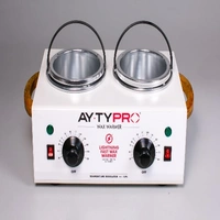 AYTY PRO Double Wax Heater |Premium Quality Wax Warmer | Hair Removal & Fast Heating | Safe Thermostat Control & Ideal for Salon & Home Use | Compact & Durable
