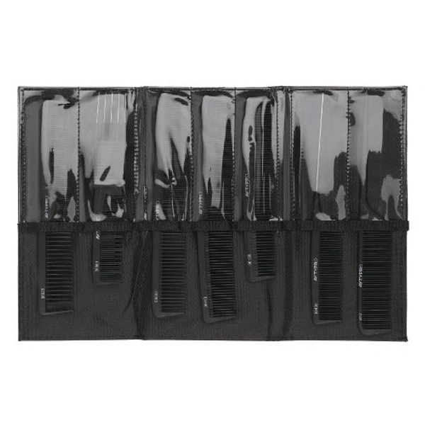 AYTY PRO Hair Combs Set | Professional Salon-Quality Hair Brush & Comb Kit with Anti-Static Design | Heat Resistant Material for Styling |Detangling & Blow-Drying