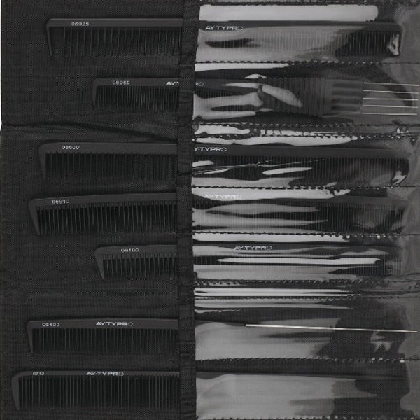 AYTY PRO Hair Combs Set | Professional Salon-Quality Hair Brush & Comb Kit with Anti-Static Design | Heat Resistant Material for Styling |Detangling & Blow-Drying