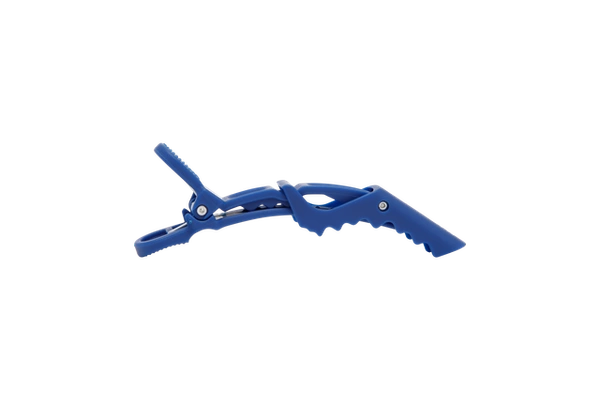 AYTY PRO Hair Section Clips, 6-Piece Set, Premium Blue | Salon-Grade Styling Clips for Professional Hairdressers & Home Use | Strong Grip & Durable Build