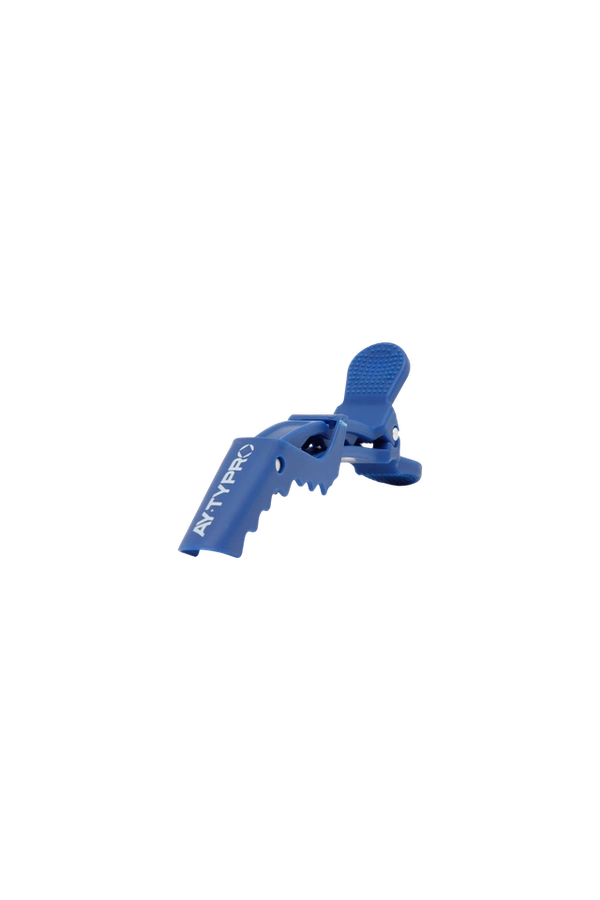 AYTY PRO Hair Section Clips, 6-Piece Set, Premium Blue | Salon-Grade Styling Clips for Professional Hairdressers & Home Use | Strong Grip & Durable Build