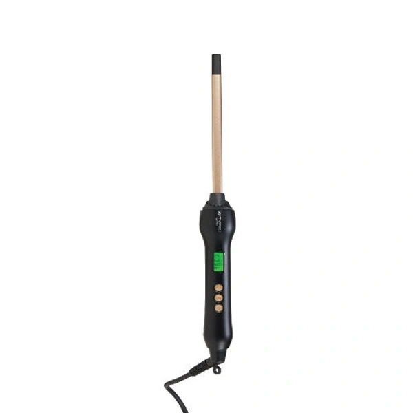 AYTY Pro Hot Stick Hair Curler Black | 10mm Slim Ceramic Coated Barrel | 30W Power | 360� Anti-Winding Swivel Cable | Cool Touch Tip For Tight, Defined Curls