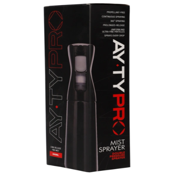 AYTY PRO Mist Spray Bottle | Continuous Fine Mist Sprayer | Hair Styling, Skincare & Plants | Leak-Proof & Refillable | Lightweight & Ergonomic | 300ml Capacity