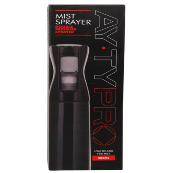 AYTY PRO Mist Spray Bottle | Continuous Fine Mist Sprayer | Hair Styling, Skincare & Plants | Leak-Proof & Refillable | Lightweight & Ergonomic | 300ml Capacity