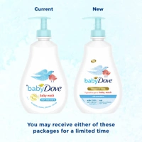 Dove Baby Dove Rich Moisture Body wash Sampoo 400ml with 100% Skin-Natural Nutrients | Hypoallergenic, Tear-Free, Paraben-Free | Gentle Care for Newborn & Sensitive Skin