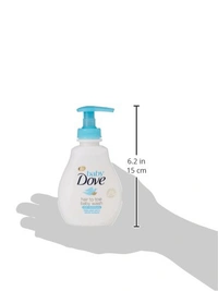 Dove Baby Dove Rich Moisture Hypoallergenic  Body Wash 200ml with 100% Skin-Natural Nutrients | Tear-Free, pH Balanced, Paraben-Free | Gentle Care for Newborn & Sensitive Skin