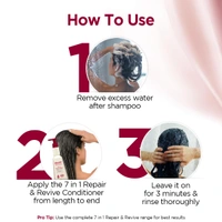 Bblunt BBLUNT 7 In 1 Repair & Revive Conditioner 250gm with Ceramides & Argan Oil | Up to 100% Damage Repair | Addresses 7 Signs of Hair Damage | Deep Nourishment & Shine | 250g