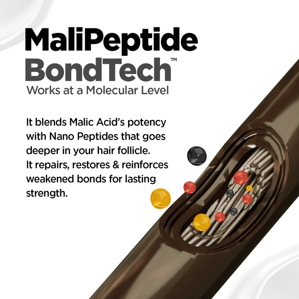 Bblunt BBLUNT Bond Repair Shampoo 300ml for unisex with MaliPeptide BondTech Repairs Hair Damage by 89% in 1 Use* | Strengthens & Restores Hair Bonds | SLS & Paraben Free