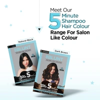 Bblunt Chocolate Dark Brown 5-Minute Shampoo Hair Colour 100ml | Nourished & Shine Hair| Quick, Long-Lasting Colour | 100% Covers Grey & Adds Shine | Easy & Mess-Free Application