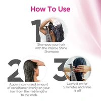 Bblunt Intese Shine Conditioner, 250gm | Softens, Smoothens & Adds Shine with Rice & Silk Protein | Reduces Hair Fall by 93% | Sulfate & Paraben-Free