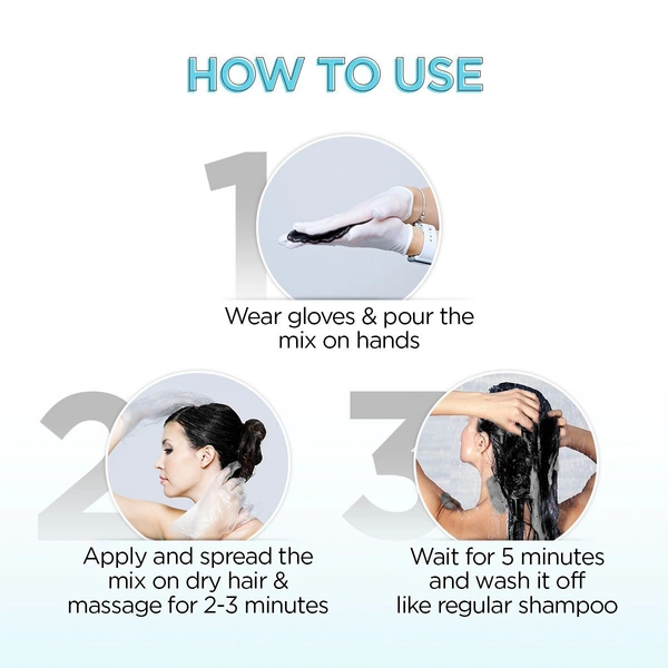 Bblunt Natural Black 5-Minute Shampoo Hair Colour 100ml | Nourished & Shine Hair| Quick, Long-Lasting Colour | 100% Covers Grey & Adds Shine | Easy & Mess-Free Application