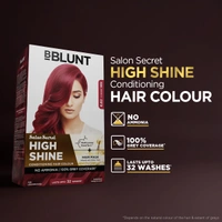 Bblunt BBLUNT Salon Secret High Shine Conditioning Hair Colour Cherry Red 6.62 | With MaliPeptide BondTech� | No Ammonia, Long Lasting, 100% Grey Coverage | Salon-Like Shine at Home