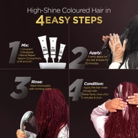 Bblunt BBLUNT Salon Secret High Shine Conditioning Hair Colour Cherry Red 6.62 | With MaliPeptide BondTech� | No Ammonia, Long Lasting, 100% Grey Coverage | Salon-Like Shine at Home