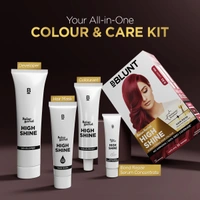 Bblunt BBLUNT Salon Secret High Shine Conditioning Hair Colour Cherry Red 6.62 | With MaliPeptide BondTech� | No Ammonia, Long Lasting, 100% Grey Coverage | Salon-Like Shine at Home