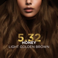 Bblunt BBLUNT Salon Secret High Shine Conditioning Hair Colour Honey Light Golden Brown 5.32 | With MaliPeptide BondTech� | No Ammonia, 100% Grey Coverage, Long Lasting | Salon-Like Shine at Home